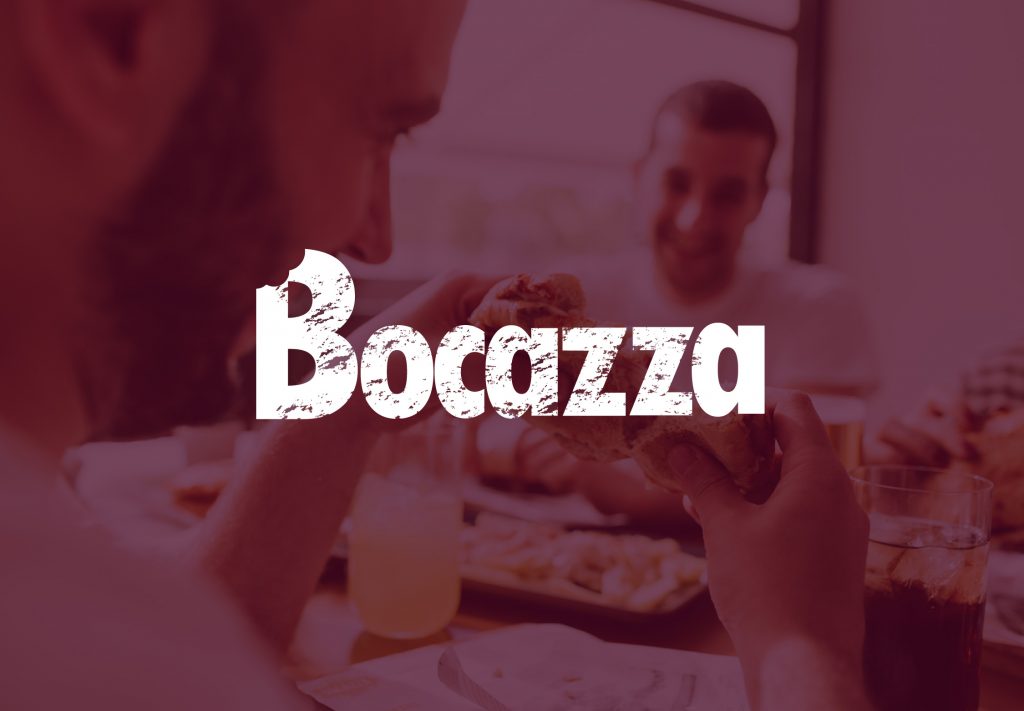Diseño de Identidad gráfica para el producto hostelero Bocazza